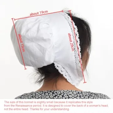 GRACEART Peasant Hat for Colonial Costumes and Events