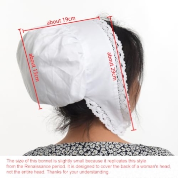 GRACEART Peasant Hat for Colonial Costumes and Events