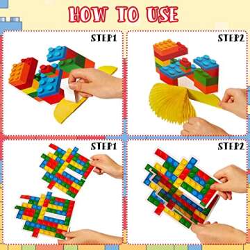 10 Pcs Building Block Birthday Party Decorations