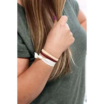 Comfortable No Crease Hair Ties - Kenz Laurenz 20 Pack