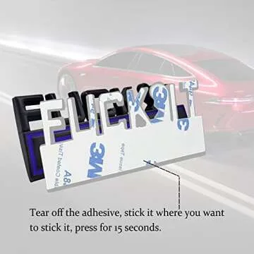 Fuck IT Edition Emblem for All Cars - 3D Badge Decal