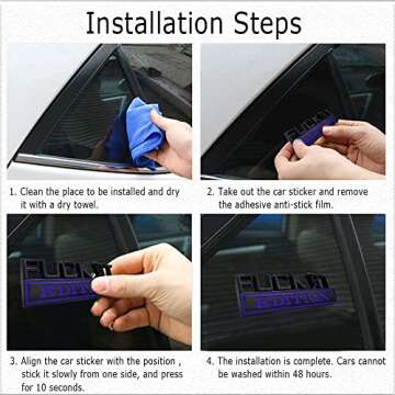 Fuck IT Edition Emblem for All Cars - 3D Badge Decal