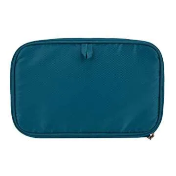 Travelon Travelon World Travel Essentials Tech Organizer Packing Organizer, Peacock Teal