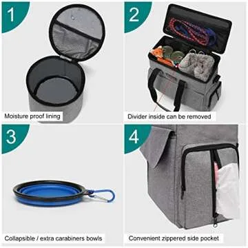 Weekend Pet Travel Set for Dogs and Cats - Modoker
