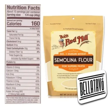 Bob's Red Mill Semolina Flour - Perfect for Pizza & Pasta