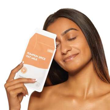ESW Beauty Pumpkin Spice Oat Milk Calming Plant-Based Milk Mask