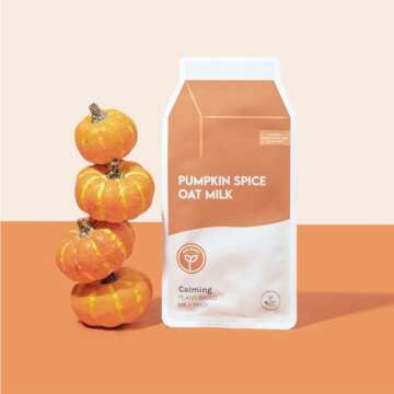 ESW Beauty Pumpkin Spice Oat Milk Calming Plant-Based Milk Mask