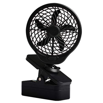O2COOL 5-Inch Portable Clip Fan for Outdoor Comfort