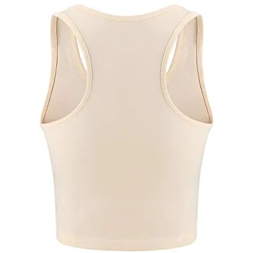 Stylish Boao 4-Piece Racerback Crop Tops