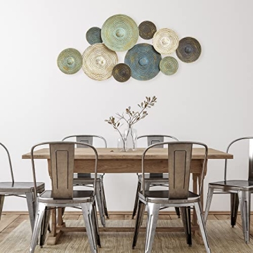 Stratton Home Decor Centerpiece 46" Multi-Color Elegant Wall Art