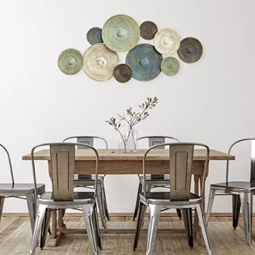 Stratton Home Decor Centerpiece 46" Multi-Color Elegant Wall Art