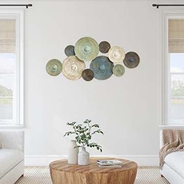 Stratton Home Decor Centerpiece 46" Multi-Color Elegant Wall Art