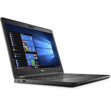 Dell Latitude 5480 Intel Core i7-7820HQ X4 2.9GHz 16GB 256GB SSD 14', Black (Renewed)