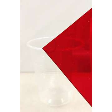 Premium RED Acrylic Sheets - Custom Cut to Perfection