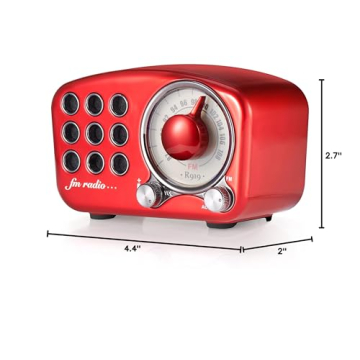 Retro Bluetooth Speaker Vintage Radio with Strong Sound