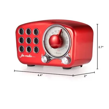 Retro Bluetooth Speaker Vintage Radio with Strong Sound