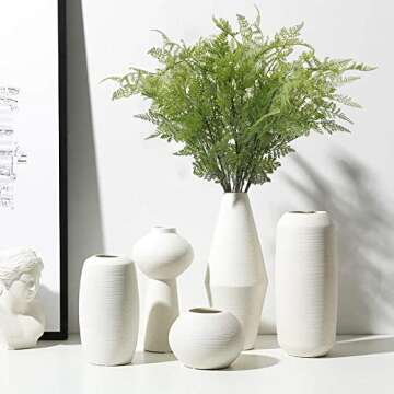 30" Artificial Boston Fern Plants Bushes Fake Shrubs Bush Greenery Plants Faux Fern Plant Large for ...