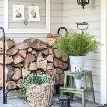 30" Artificial Boston Fern Plants Bushes Fake Shrubs Bush Greenery Plants Faux Fern Plant Large for Outdoors UV Resistant Garden Plants or Home Office Desk Indoor Decor 3pcs