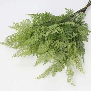 30" Artificial Boston Fern Plants Bushes Fake Shrubs Bush Greenery Plants Faux Fern Plant Large for Outdoors UV Resistant Garden Plants or Home Office Desk Indoor Decor 3pcs