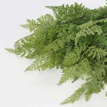 30" Artificial Boston Fern Plants Bushes Fake Shrubs Bush Greenery Plants Faux Fern Plant Large for Outdoors UV Resistant Garden Plants or Home Office Desk Indoor Decor 3pcs