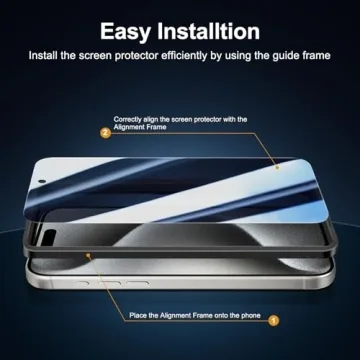 NEW'C Privacy Screen Protector for iPhone 15 Pro Max