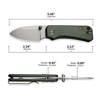 CIVIVI Baby Banter Pocket Knife - Versatile EDC Tool