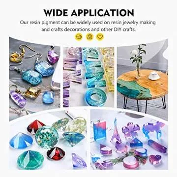 Magicfly 20 Colors Epoxy Pigment, Translucent Liquid Colorant Epoxy Resin Dye for UV Resin and Epoxy Resin, High Concentrated Epoxy Dye Paint for Jewelry Making, Decoration and DIY Crafts