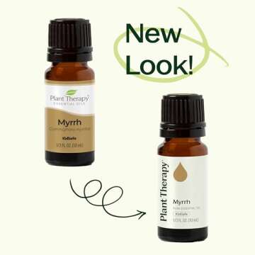 Plant Therapy Myrrh Essential Oil 100% Pure, Undiluted, Natural Aromatherapy, Therapeutic Grade 5 mL (1/6 oz)