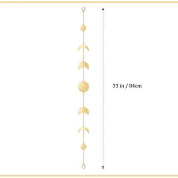 Blulu Bohemian Moon Phase Wall Decor for Home & Events