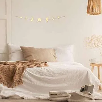 Blulu Bohemian Moon Phase Wall Decor for Home & Events