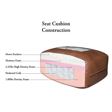 Hydeline Bella Top Grain Leather Sofa for Luxurious Comfort