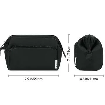 Narwey Makeup Bag for Women - Compact & Stylish Toiletry Organizer