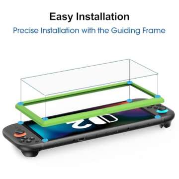 amFilm Tempered Glass Screen Protector for Nintendo Switch