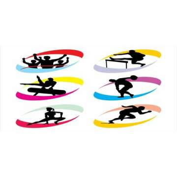 Olympics Sport Mug - Black Red Design for Athletes