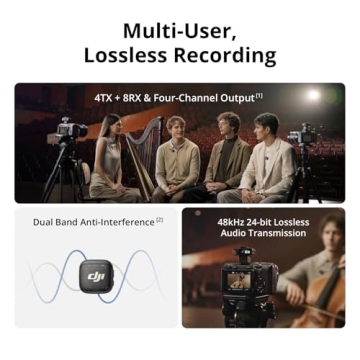 DJI Mic 3 Wireless Microphone: Versatile, Portable, High-Quality Audio Recording