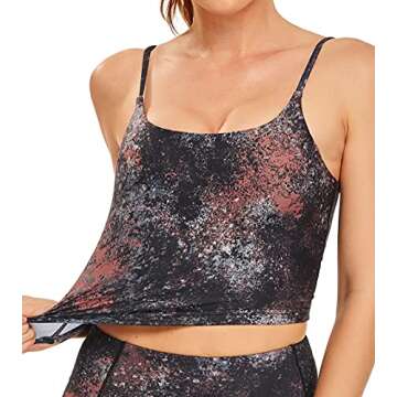 Stylish Oalka Yoga Tank Tops with Built-In Support