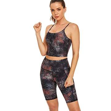 Stylish Oalka Yoga Tank Tops with Built-In Support