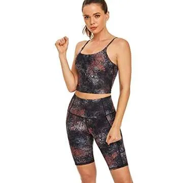 Stylish Oalka Yoga Tank Tops with Built-In Support