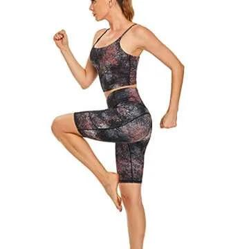 Stylish Oalka Yoga Tank Tops with Built-In Support