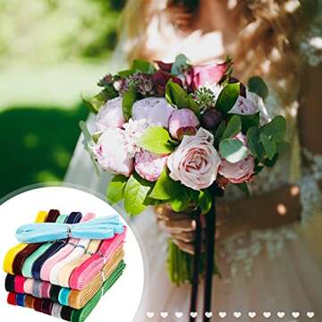 Syhood Velvet Ribbon Trim for Gifts & Crafts - 60 Yards