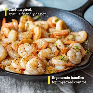 Lodge Cast Iron Chef Collection Skillet, Pre-seasoned - 10 in