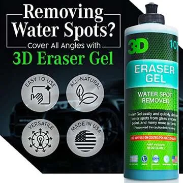 3D Eraser Gel Hard Water Spot Remover for Cars & Home