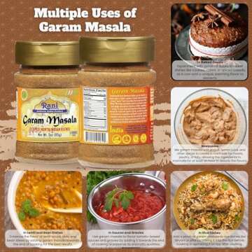 Rani Garam Masala Indian 11-Spice Blend 3oz (85g) PET Jar ~ All Natural, Salt-Free | Vegan | No Colo...