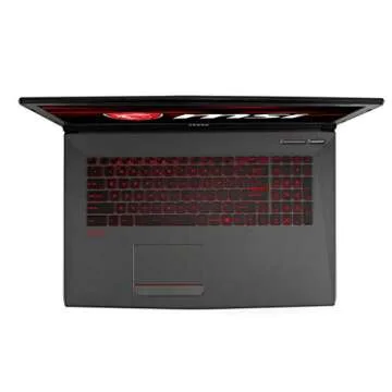 MSI GV72 8RE-007 17.3" Thin and Light Gaming Laptop GTX 1060 3G i7-8750H (6 Cores) 16GB 256GB SSD + 1TB Windows 10, VR Ready, Windows 10 64 bit
