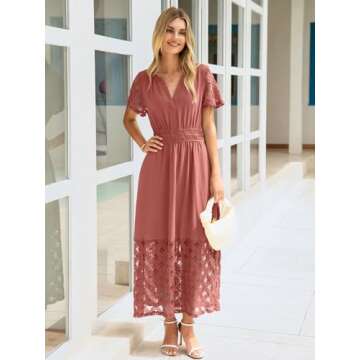 Simplee Summer Maxi Dress for Wedding Guests & Casual Wear