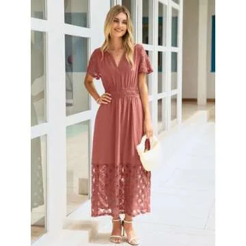 Simplee Summer Maxi Dress for Wedding Guests & Casual Wear