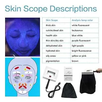 Eagou Woods Lamp Skin Analyzer for Effective Skin Analysis