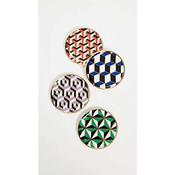 Jonathan Adler Versailles Coasters, Multi