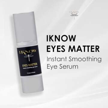 IKNOW EYES MATTER Instant Smoothing Eye Serum, Rapid Wrinkle Reducer, Rejuvenating, Brightening Trea...