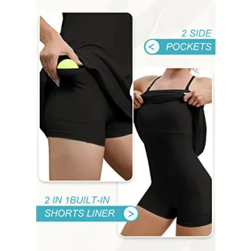 IUGA Tennis Dress With Built-in Shorts for Women